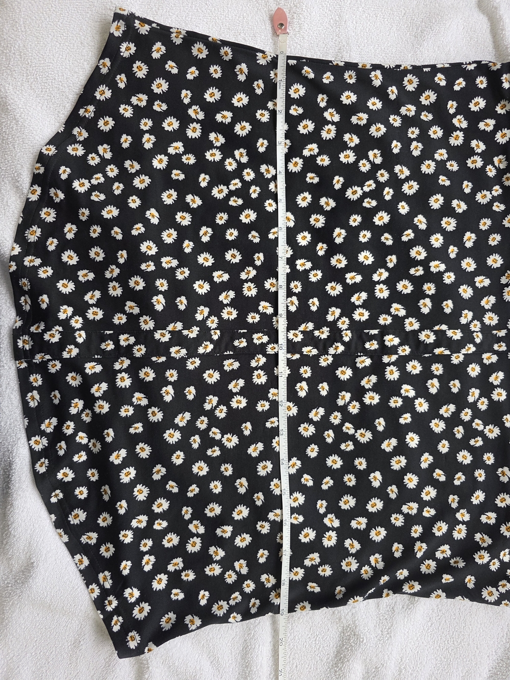 Mandee Daisy Floral Zip Pocket Sleeveless Blouse Size M Casual Business Office - Picture 8 of 9